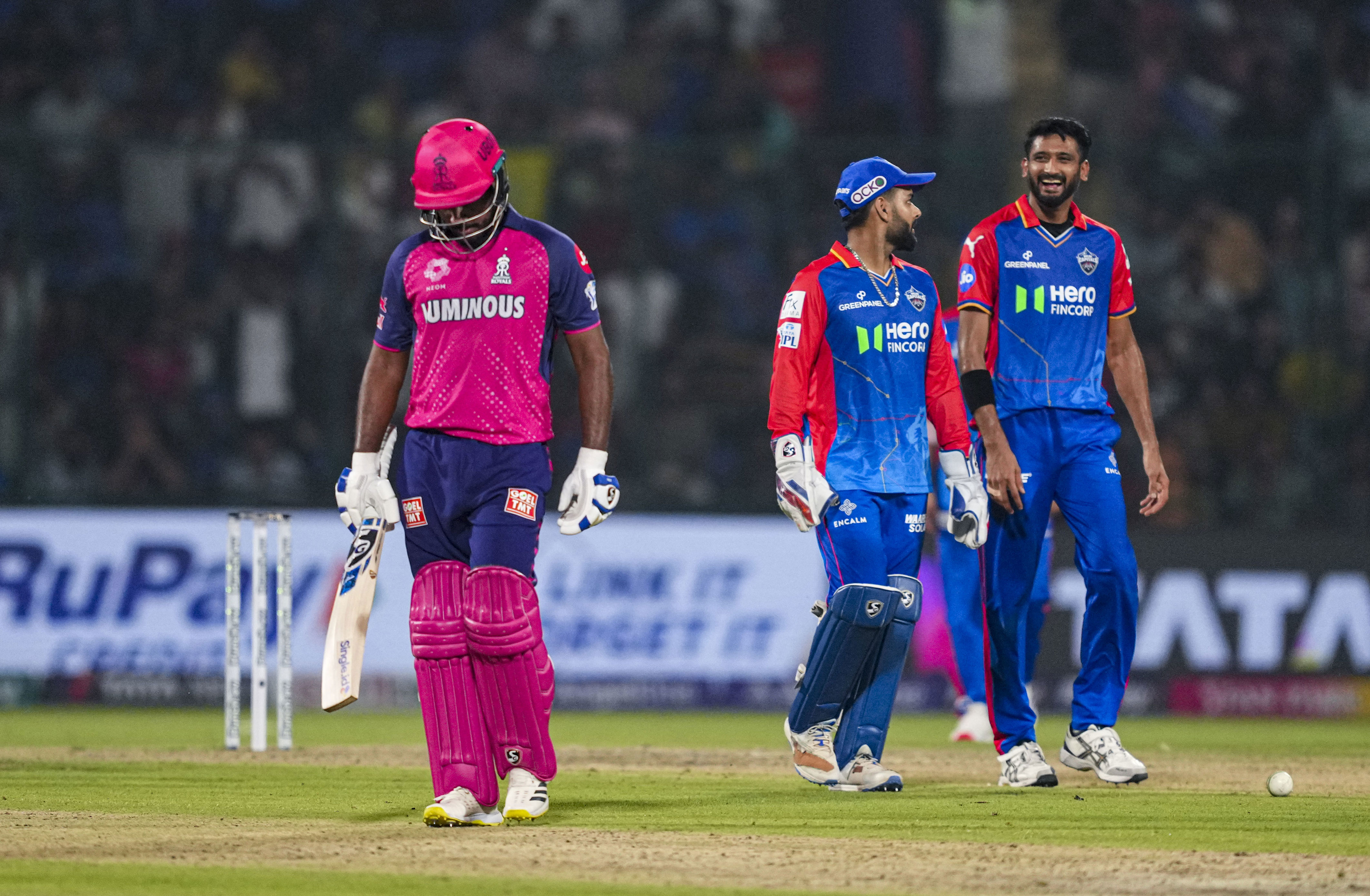 rr captain samson fined 30 per cent match fees for breaching ipl code of conduct