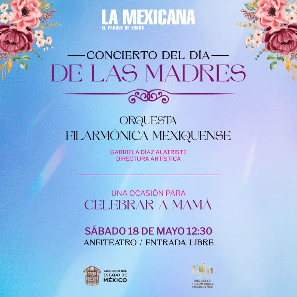 festeja en estos conciertos gratis del día de las madres con la sonora santanera, mariachi o boleros