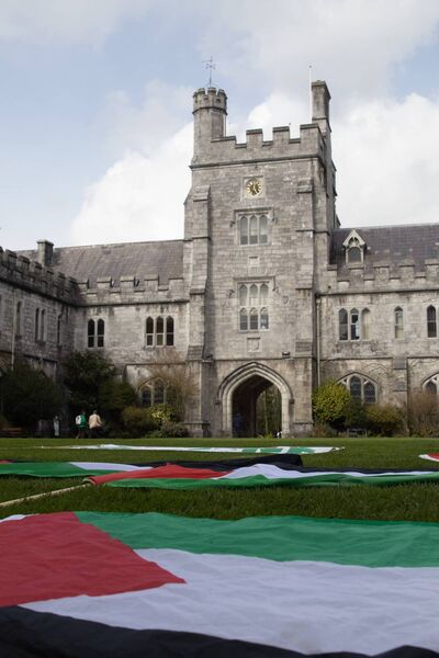 ucc students' union demands university 'take action' on gaza genocide