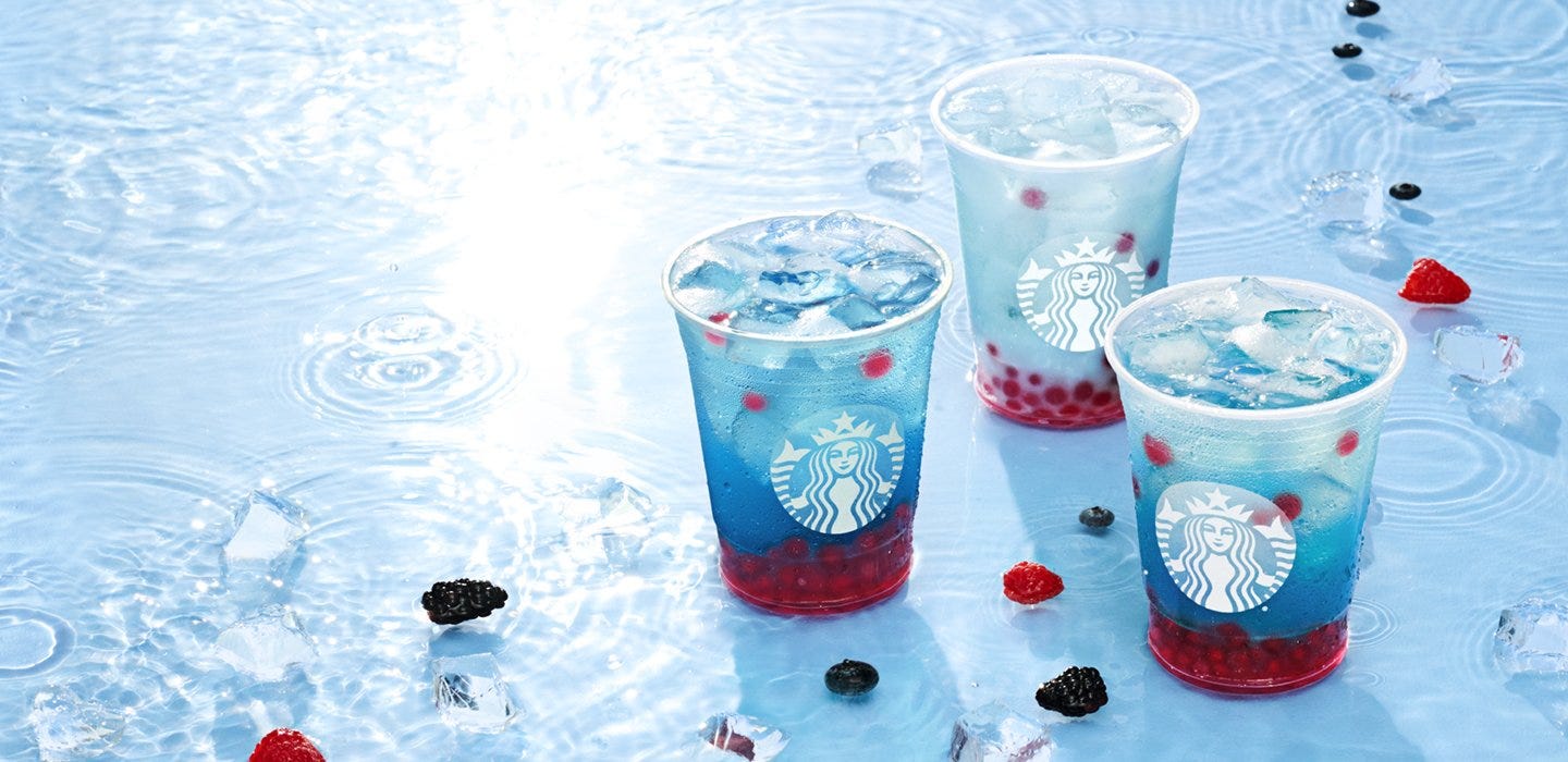 starbucks rolling out new boba-style drinks with a fruity 'pearl' that 'pops in your mouth'