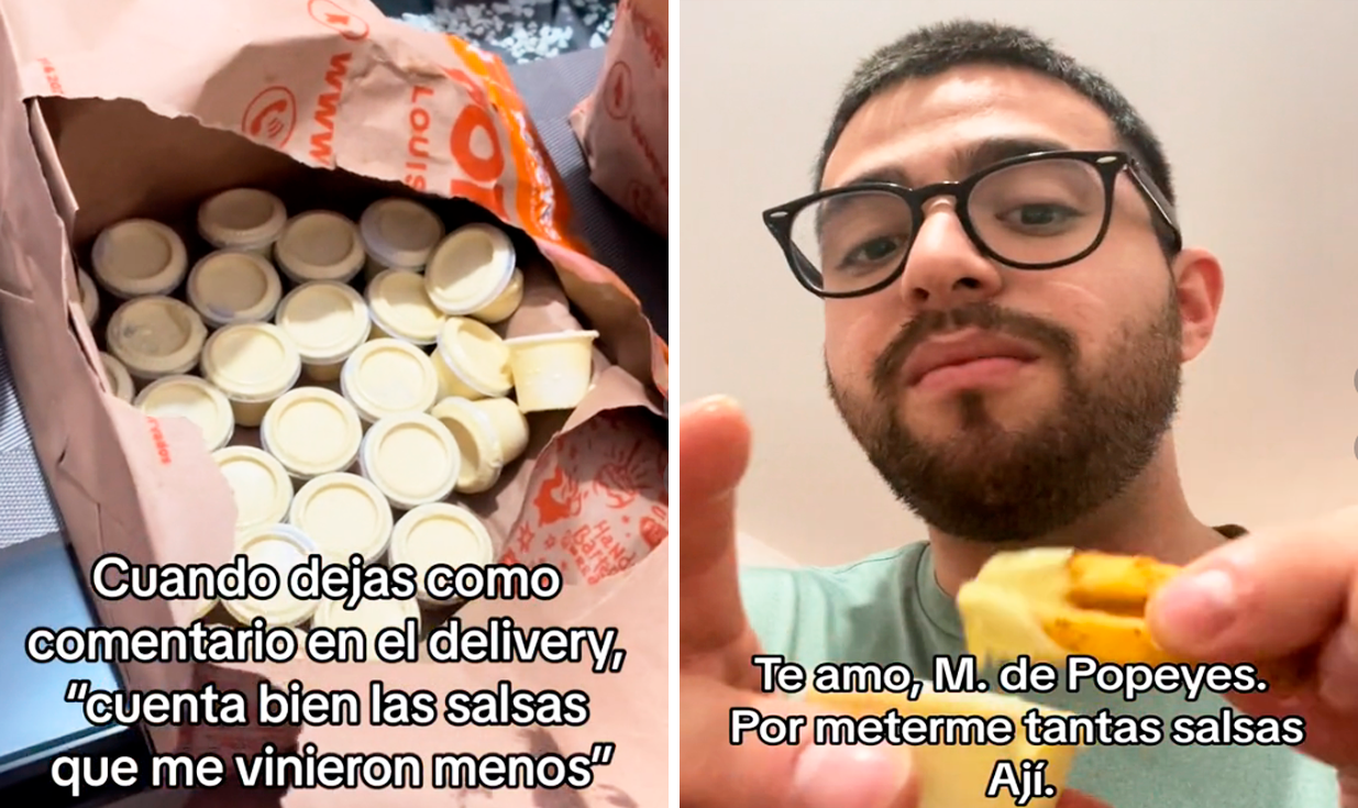 peruano queda sorprendido al pedir delivery de pollo frito y encontrar una bolsa llena de ají