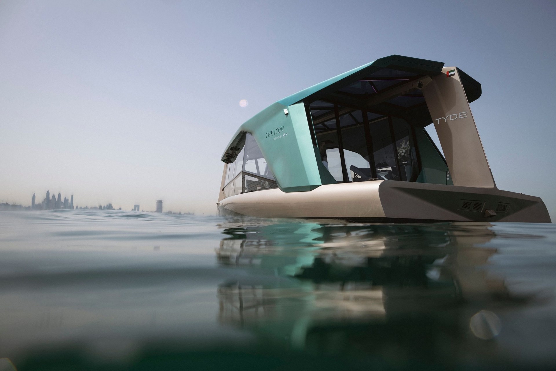the £2,100,000 flying glass yacht that has its own hans zimmer soundtrack