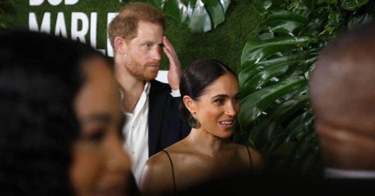 The Duke and Duchess of Sussex are undertaking a 'tour' of Nigeria. MEGA