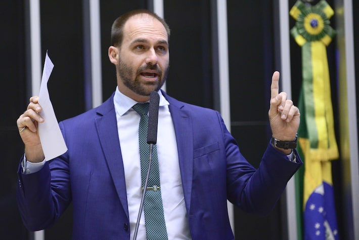 ministro lista eduardo bolsonaro e pablo marçal em pedido de investigação sobre fake news