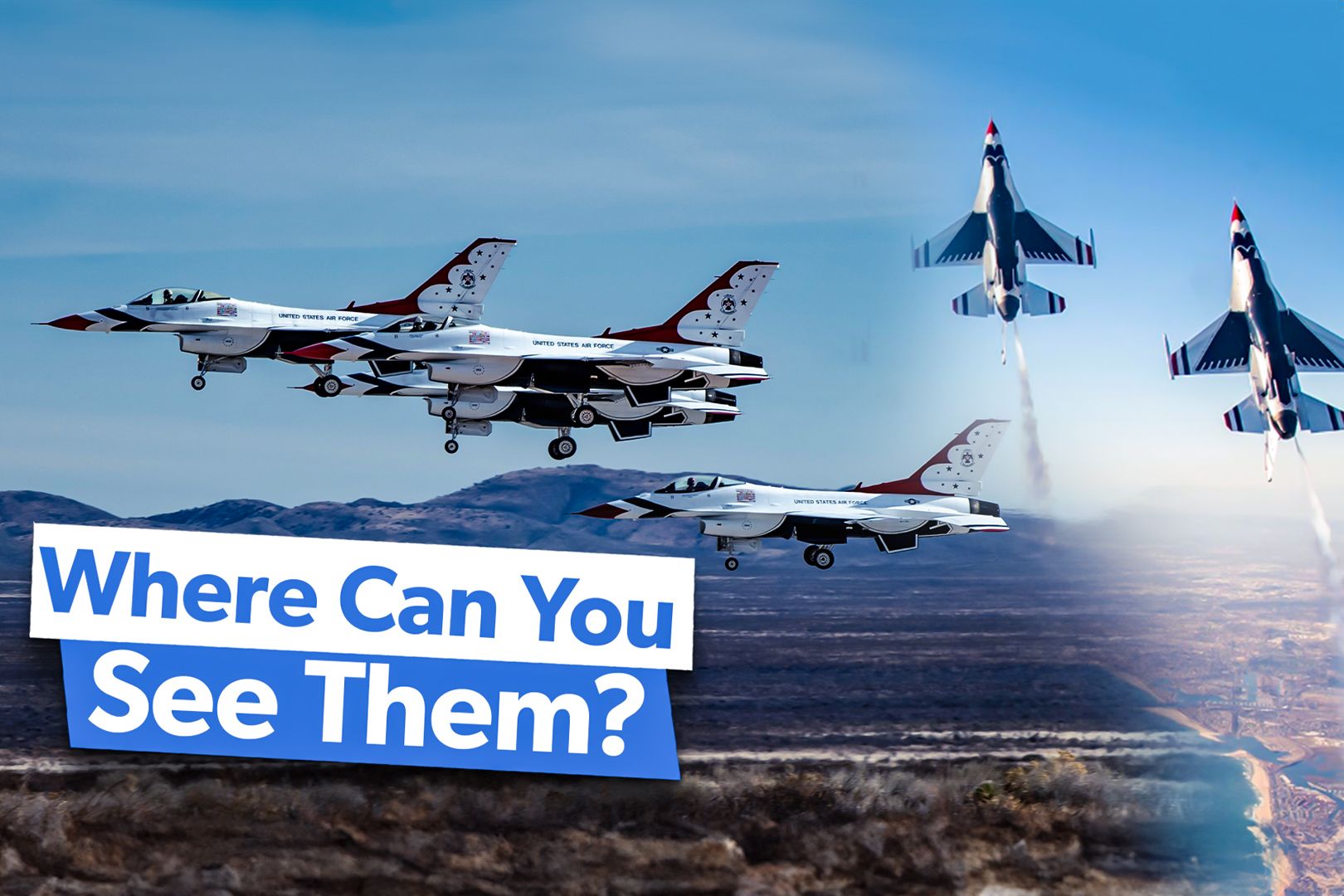 where can you see the usaf thunderbirds performing in 2024?