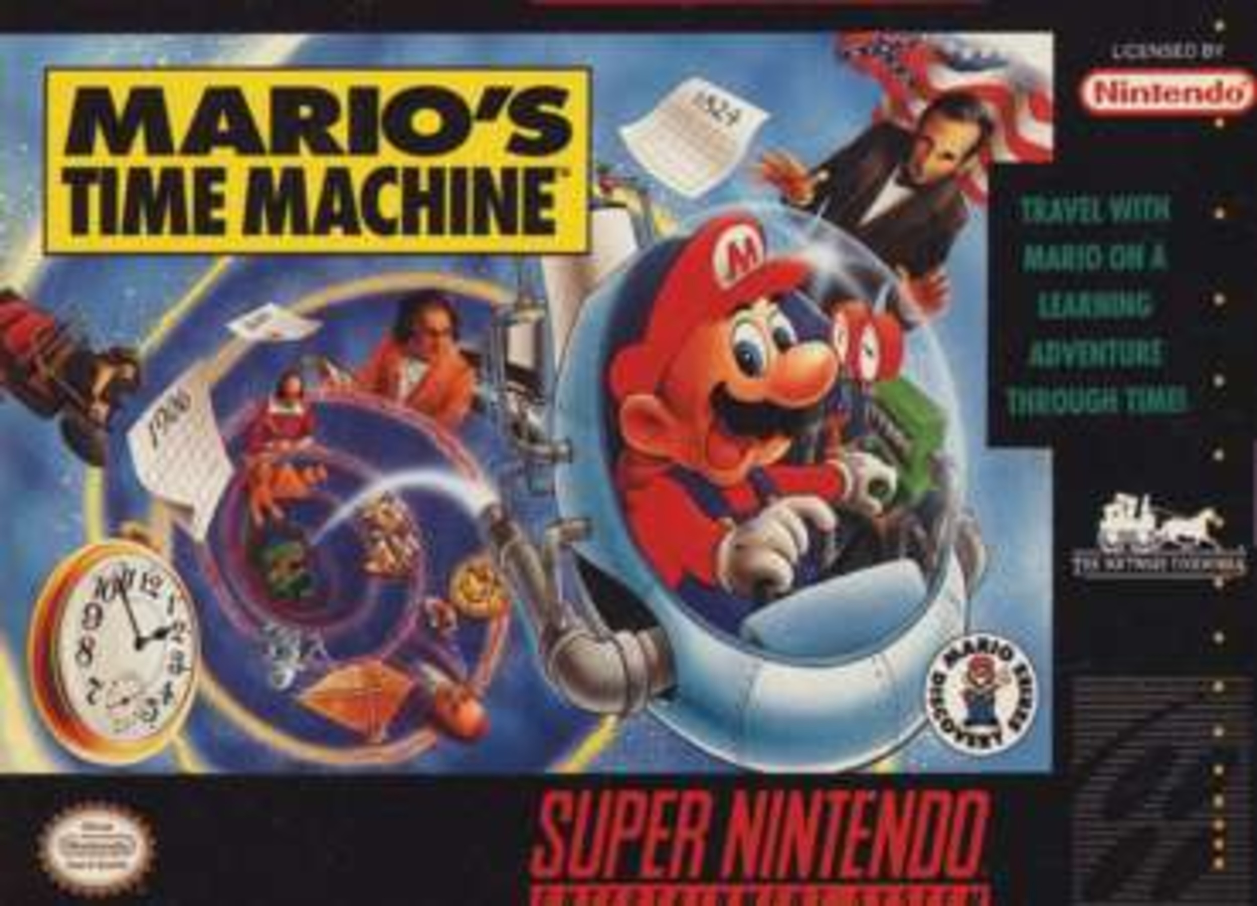 <p>The other educational game in the Mario library focused on history knowledge because nothing makes for a better Mario game than remembering the dates of human tragedies.<br><br>This time, players control Mario, who must go back in time to rescue his pal Yoshi and retrieve vital historical artifacts that Bowser has stolen, forever changing the breadth of human history. It's basically <em>Where In Time Is Carmen Sandiego?</em> if the game didn't have the fun of obtaining character traits of the thief to get a warrant and if the end goal was to save a dinosaur that can't be sated. In other words, boring. </p><p><a href='https://www.msn.com/en-us/community/channel/vid-cj9pqbr0vn9in2b6ddcd8sfgpfq6x6utp44fssrv6mc2gtybw0us'>Follow us on MSN to see more of our exclusive entertainment content.</a></p>