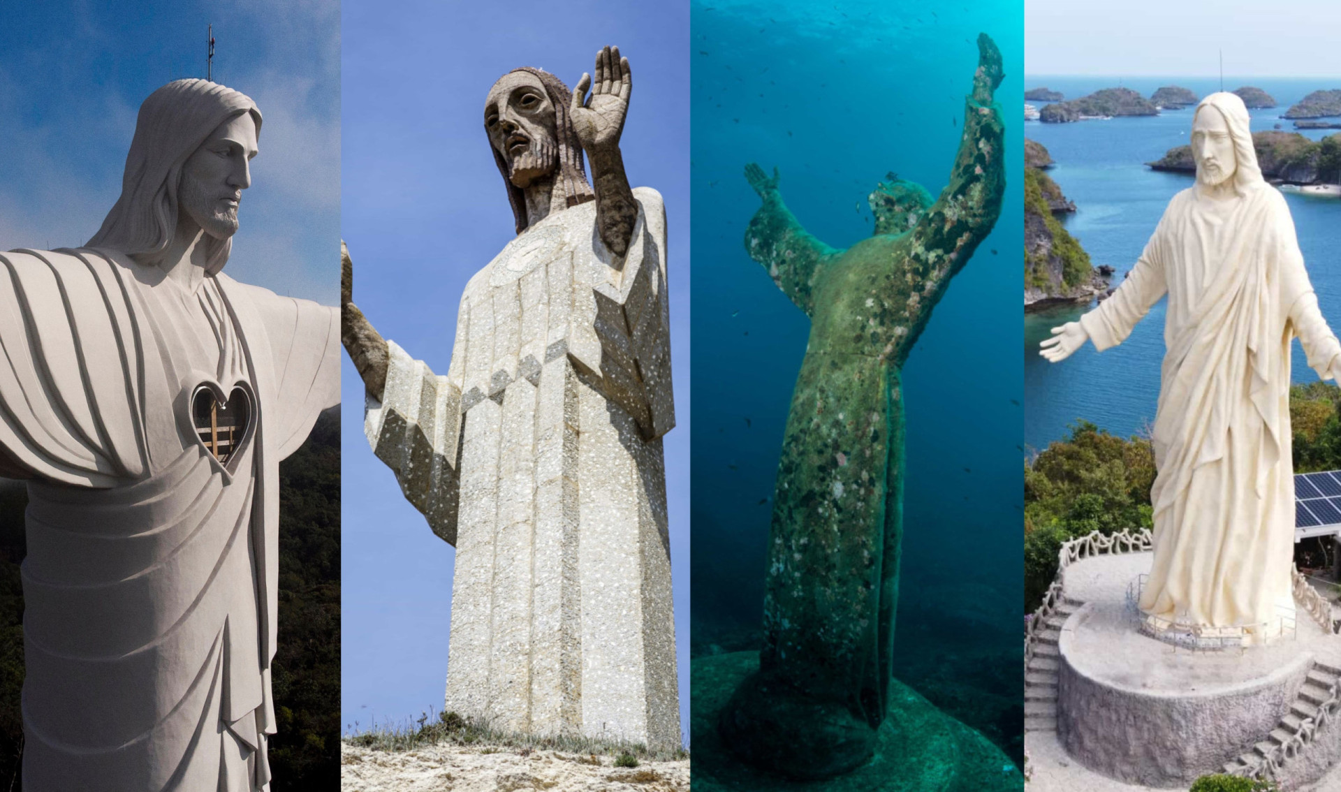 Incredible Christ statues around the world