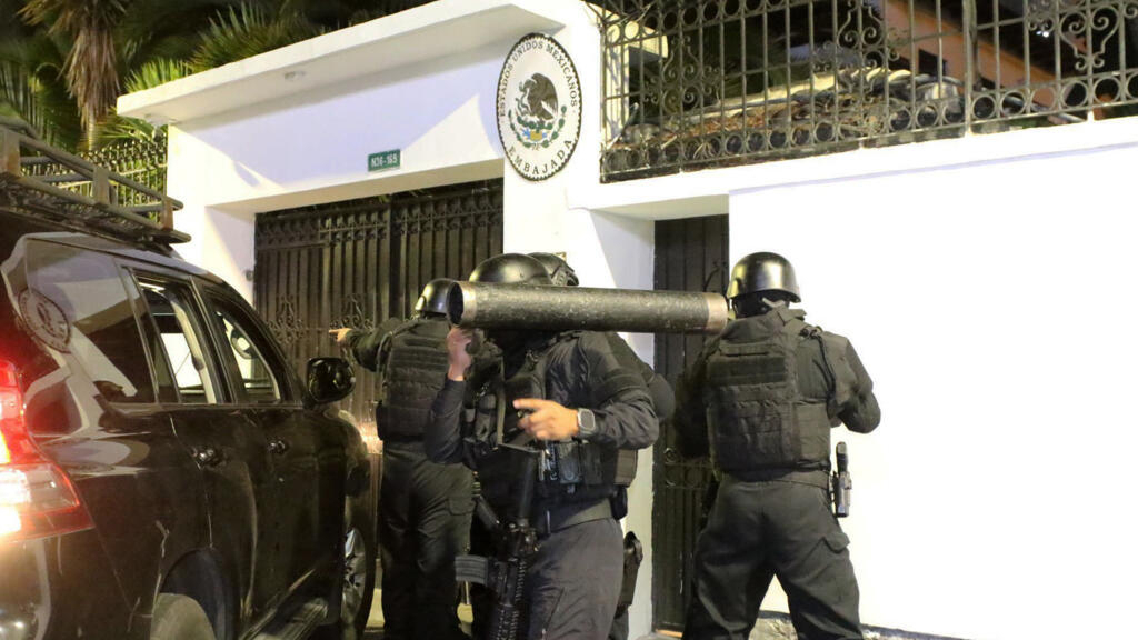 Mexico breaks diplomatic ties with Ecuador after police storm embassy ...