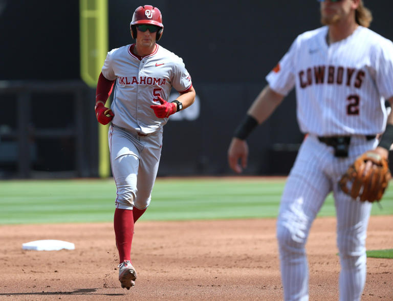 Ou Baseball Vs Oklahoma State Recap Sooners Blast Cowboys To Even Up Bedlam Series 1930