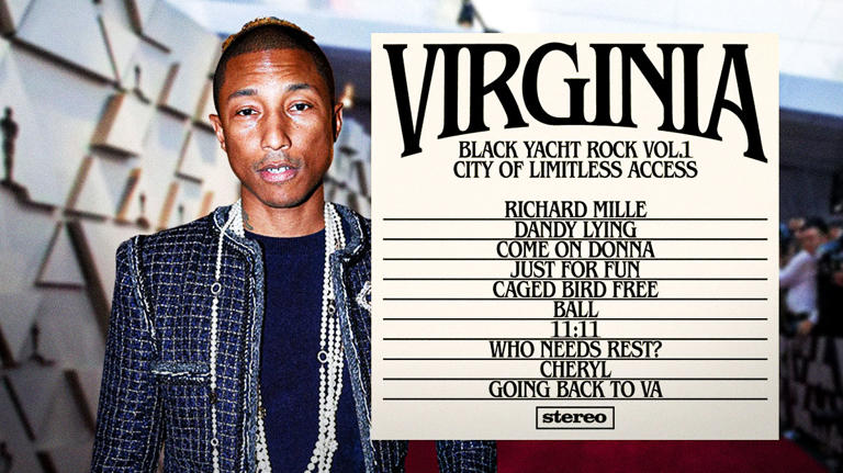 Pharrell Williams secretly drops new album, Virginia: Black Yacht Rock Vol. 1