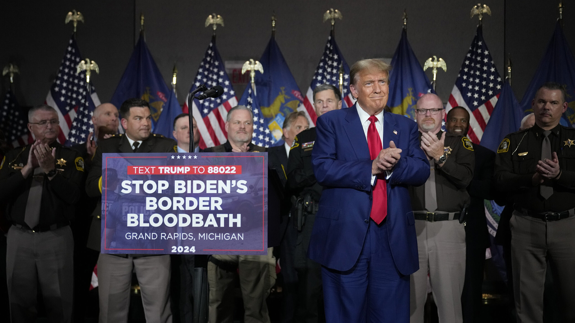 Trump Runs Big With Biden ‘Bloodbath’ Theme On Rally Signs, Emails, And ...