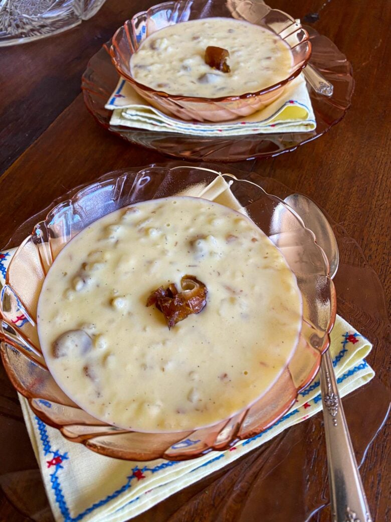 Autumn Comfort: Rice Pudding with Sweet Dates