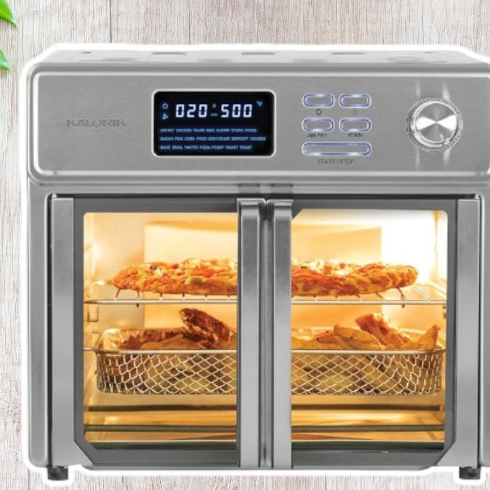 Maxx Kalorik 26 QT Horno Freidora De Aire 2 En 1 Con Accesorios Y ...