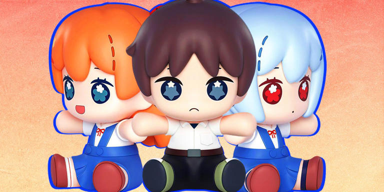 Evangelion's Rei, Asuka and More Released as School Uniform-Clad Magnet Huggy Figures