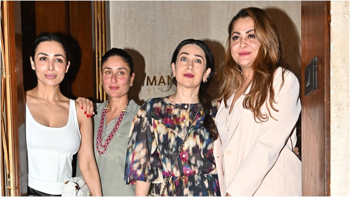 Video: Kareena Kapoor, Karisma, Malaika Arora party at Manish Malhotra ...