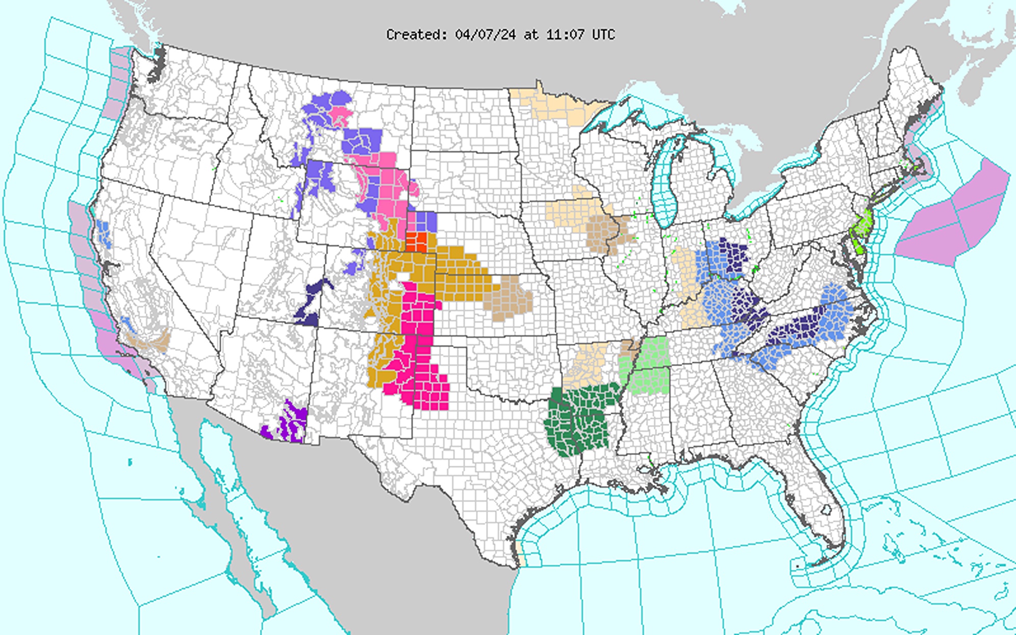 Winter Storm Warning Map Shows 5 States Set for 'Blowing Snow'