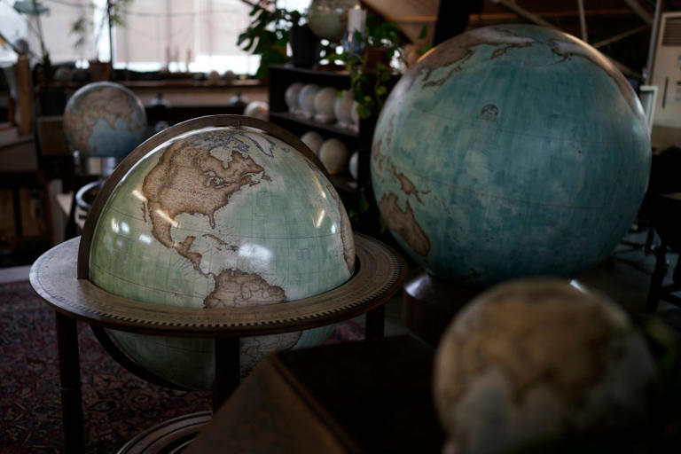 The alluring and enduring art of globe making in the age of Google Earth