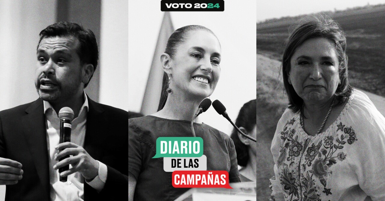 elecciones 2024 en méxico: diario de campañas, resumen del 4 de mayo