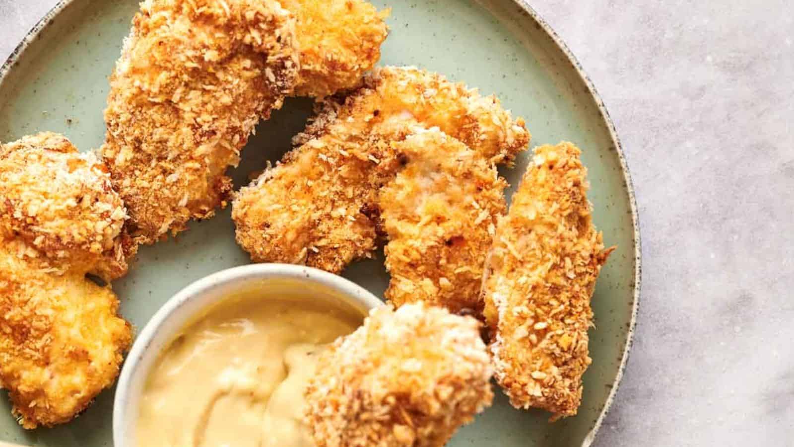 <p>Craving something crispy? Our Easy Chicken Tenders have got you covered. They're a hit with kids and adults, making them a fantastic choice for a quick and satisfying meal.<br><strong>Get the Recipe: </strong><a href="https://www.pocketfriendlyrecipes.com/chicken-tenders/?utm_source=msn&utm_medium=page&utm_campaign=msn">Easy Chicken Tenders</a></p>