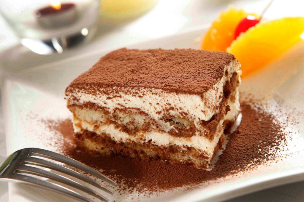 <p>Tiramisu is a classic Italian dessert made with layers of coffee-soaked ladyfingers, mascarpone cheese, and cocoa powder. Its creamy texture and rich flavor make it a beloved choice among dessert enthusiasts. Average pricing ranges from $5 to $8 per slice.</p>