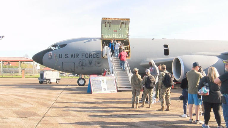 While some came to Maxwell Air Force Base to look at the gravity-defying stunts in the air, others were more interested in the planes on the ground.
