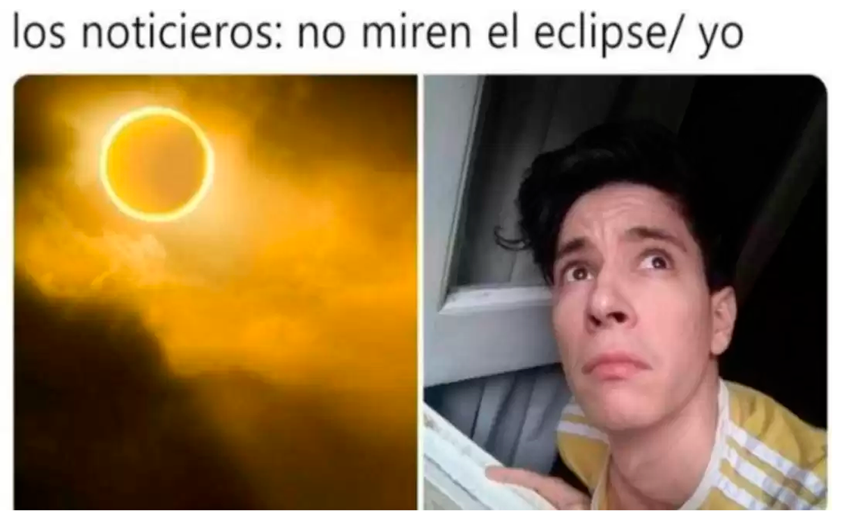 eclipse solar 8 de abril 2024: ríete con los más divertidos memes que anticipan el evento astronómico