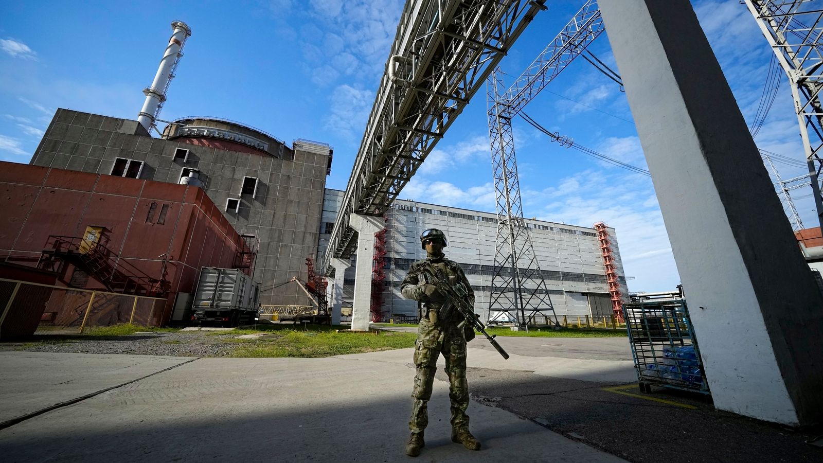 Drone attack hits Russian-held nuclear power plant in Ukraine