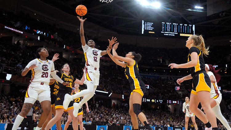 Immortality! South Carolina outlasts Iowa 87-75 to win NCAA women's ...