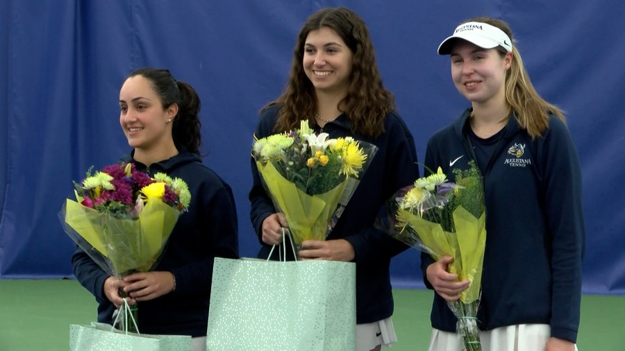 Augustana Women’s Tennis Dominates On Senior Weekend