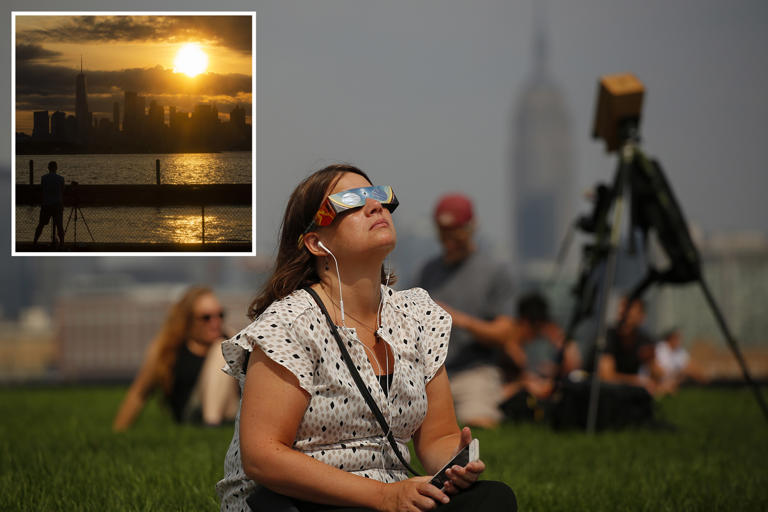 What time to watch the solar eclipse 2024 in New Jersey