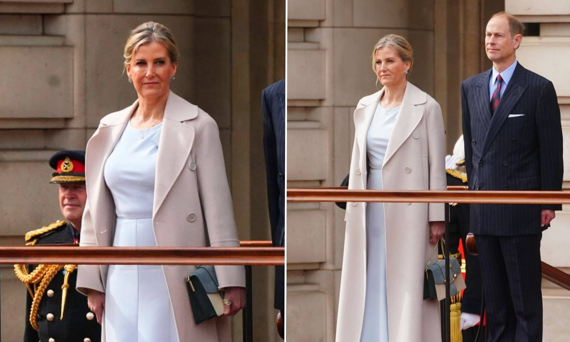 Duchess Sophie looks effortlessly regal in a cream coat as she joins ...
