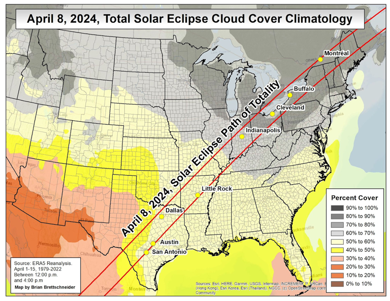 How much of the eclipse will be visible in Florida? When will the peak