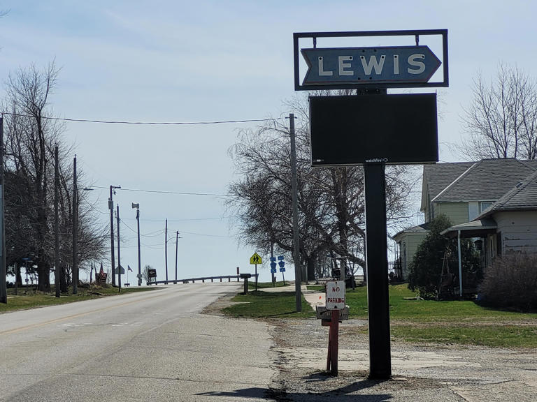 Lewis, a Day 2 pass-through town on RAGBRAI 2024.