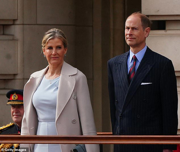 Duchess Sophie looks effortlessly regal in a cream coat