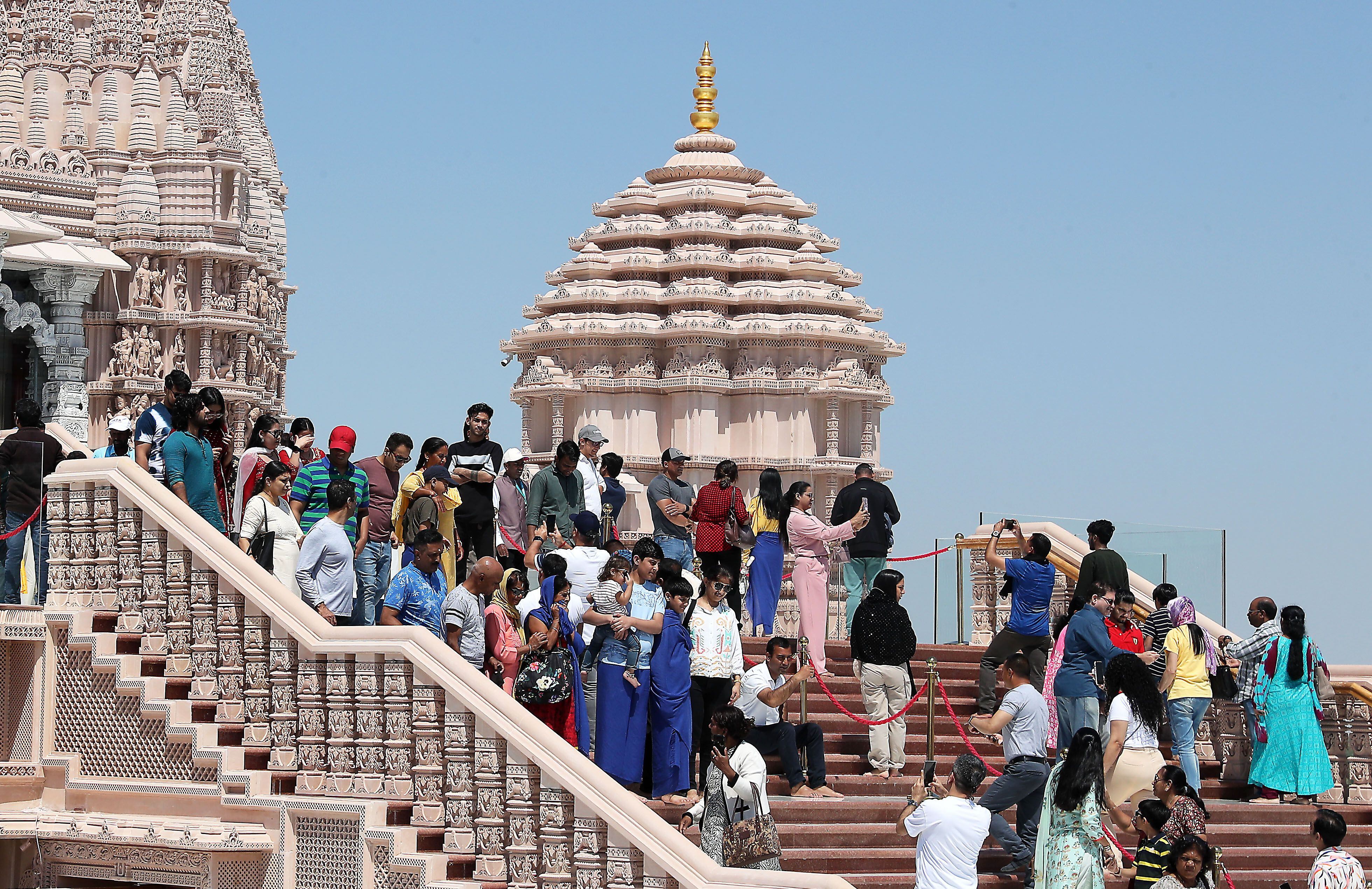 baps hindu mandir to launch online booking after surge in visitors