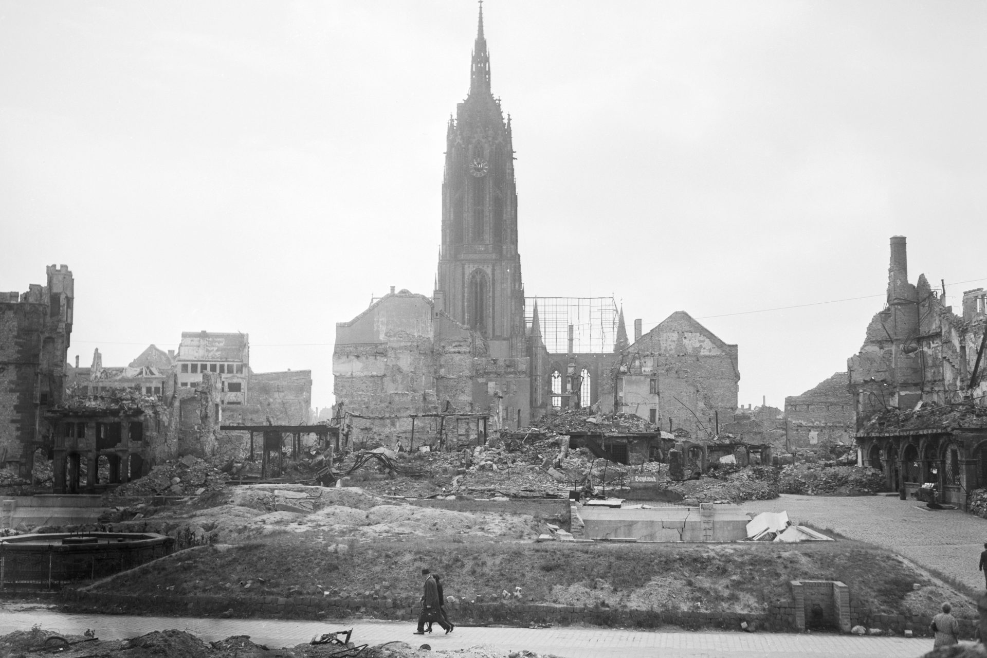 Rising from the ashes: photos of buildings destroyed by war and rebuilt