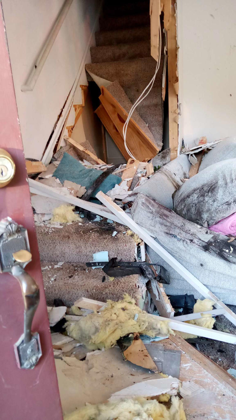 Photos Show Aftermath Of Car Crashing Into A Vb Condominium