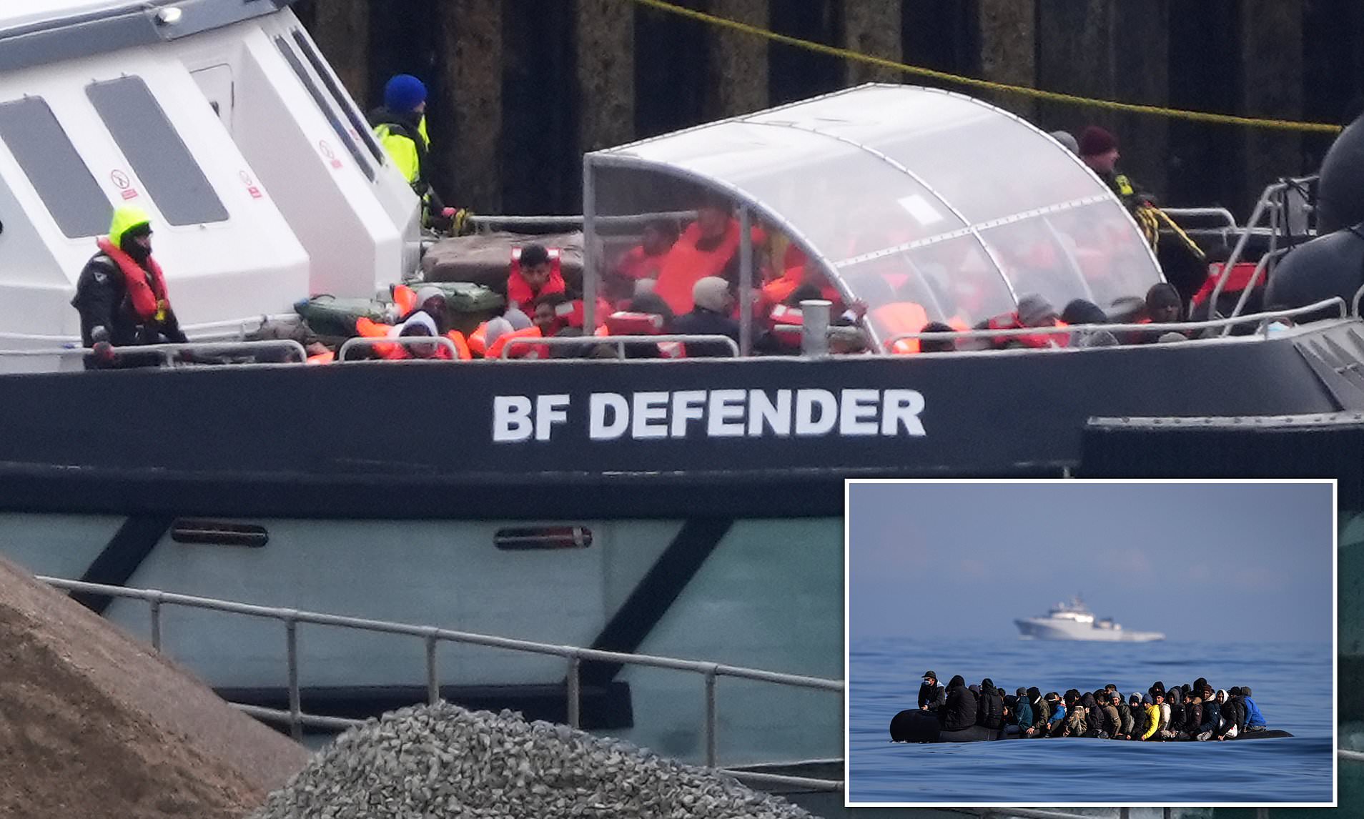 Dozens Of Migrants Are Brought Into Dover For The First Time In More ...