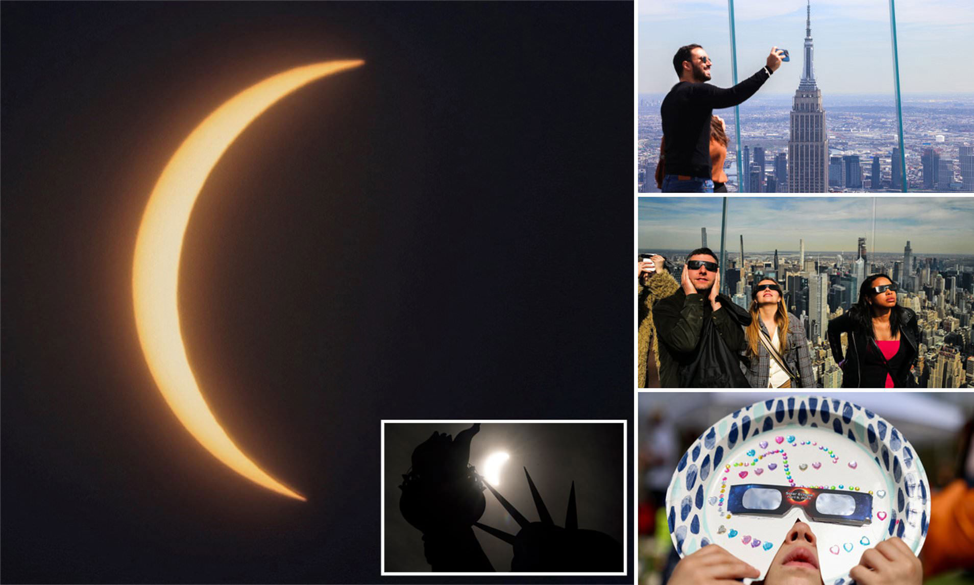 Solar eclipse 2024 peaks in NYC! Moon blocks 90 of the sun in Big