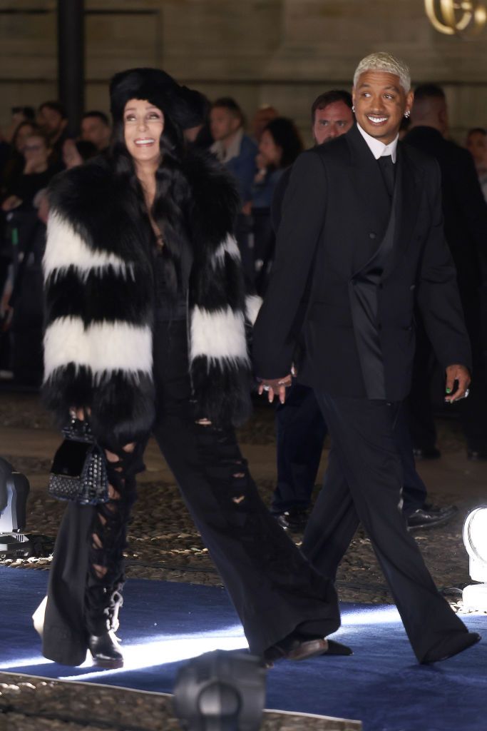 Cher and Alexander Edwards Pose Together at the Victoria’s Secret