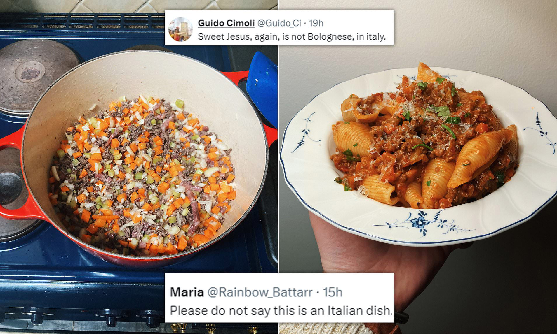 Fierce debate breaks out over how to make a Bolognese as British food ...