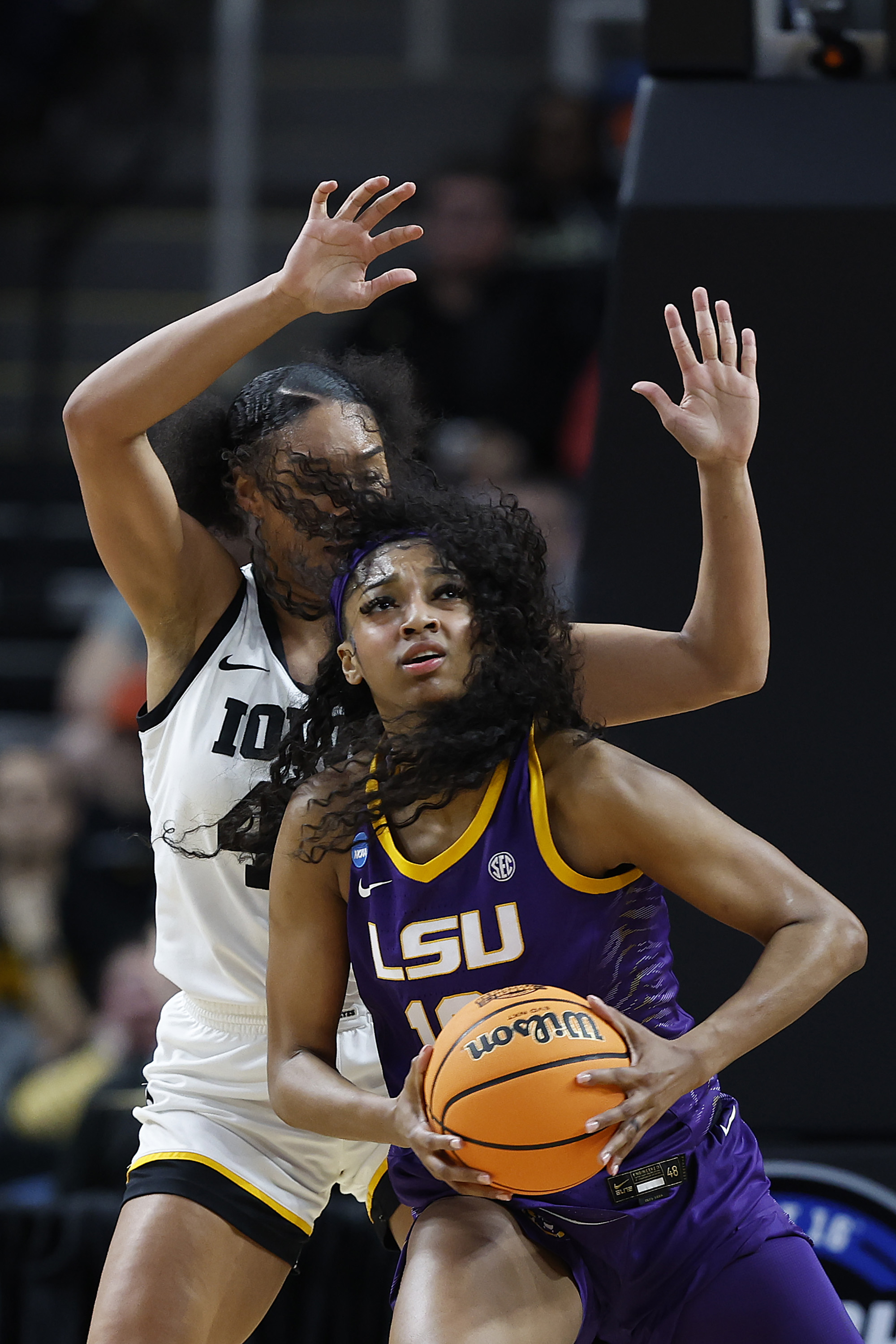 LSU's Angel Reese Shares Moving Moment With Iowa Rival Caitlin Clark ...