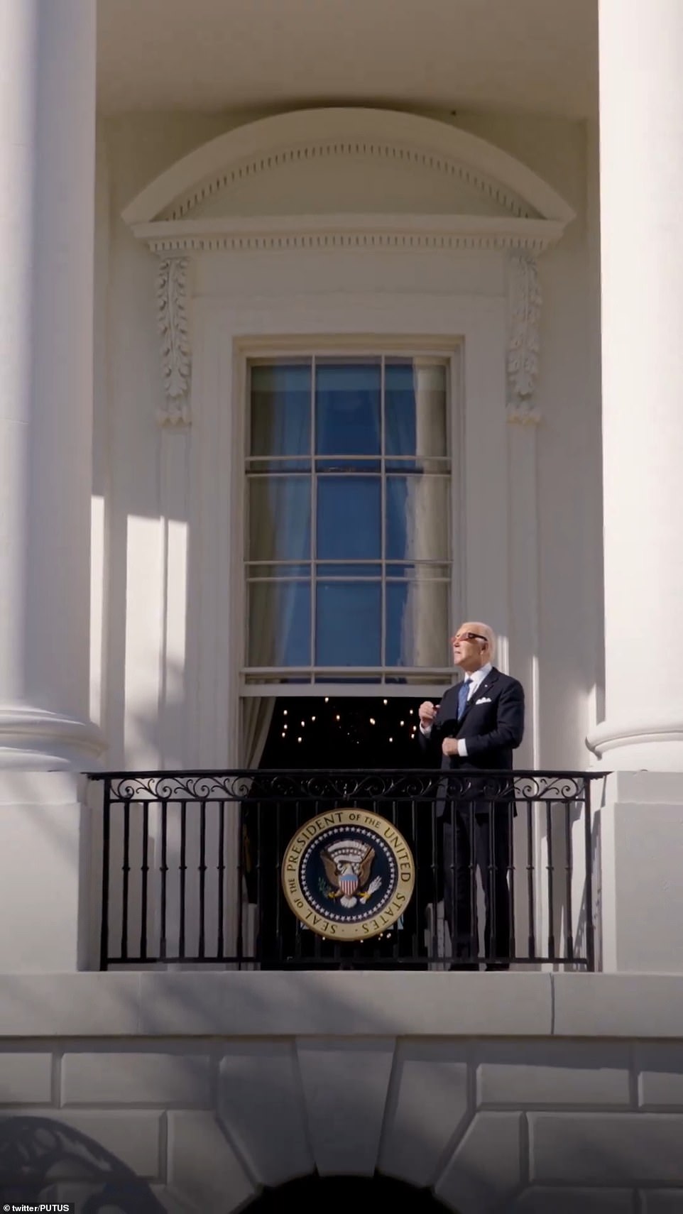 Biden mocks Trump with his prerecorded solar eclipse 2024 video