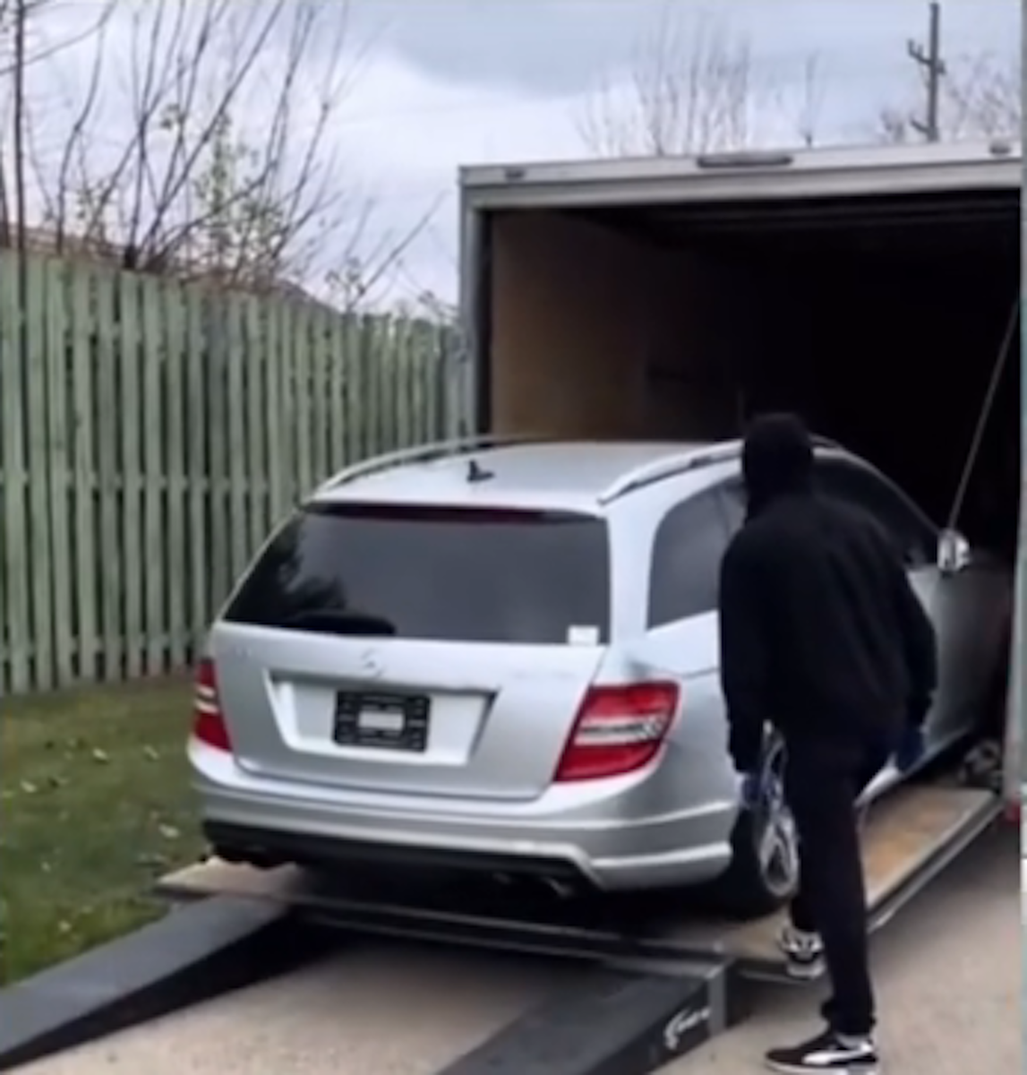 junkyard saves illegally imported mercedes c63 wagon from crusher