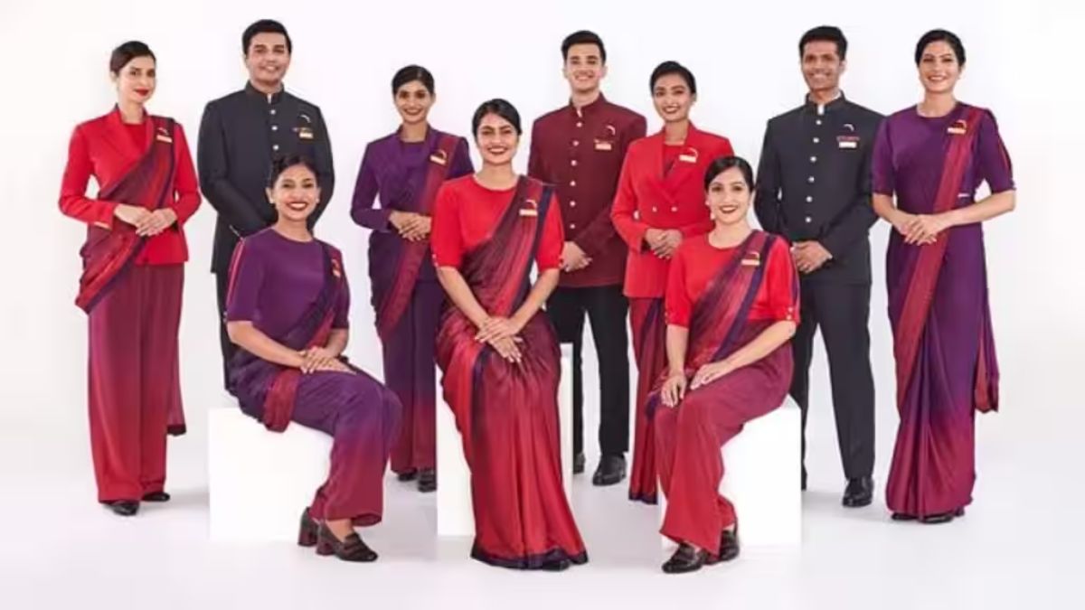 air india cabin crew flags fabric issue in new uniforms; airline to begin sizing, production soon