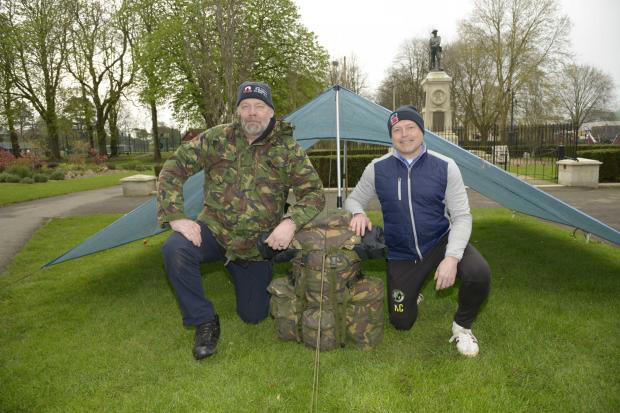Heartless thief steals Union Flag from army veteran helping to raise funds