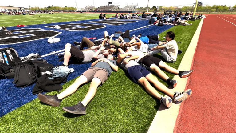City View Junior/Senior High School hosts total eclipse party amid STAAR testing