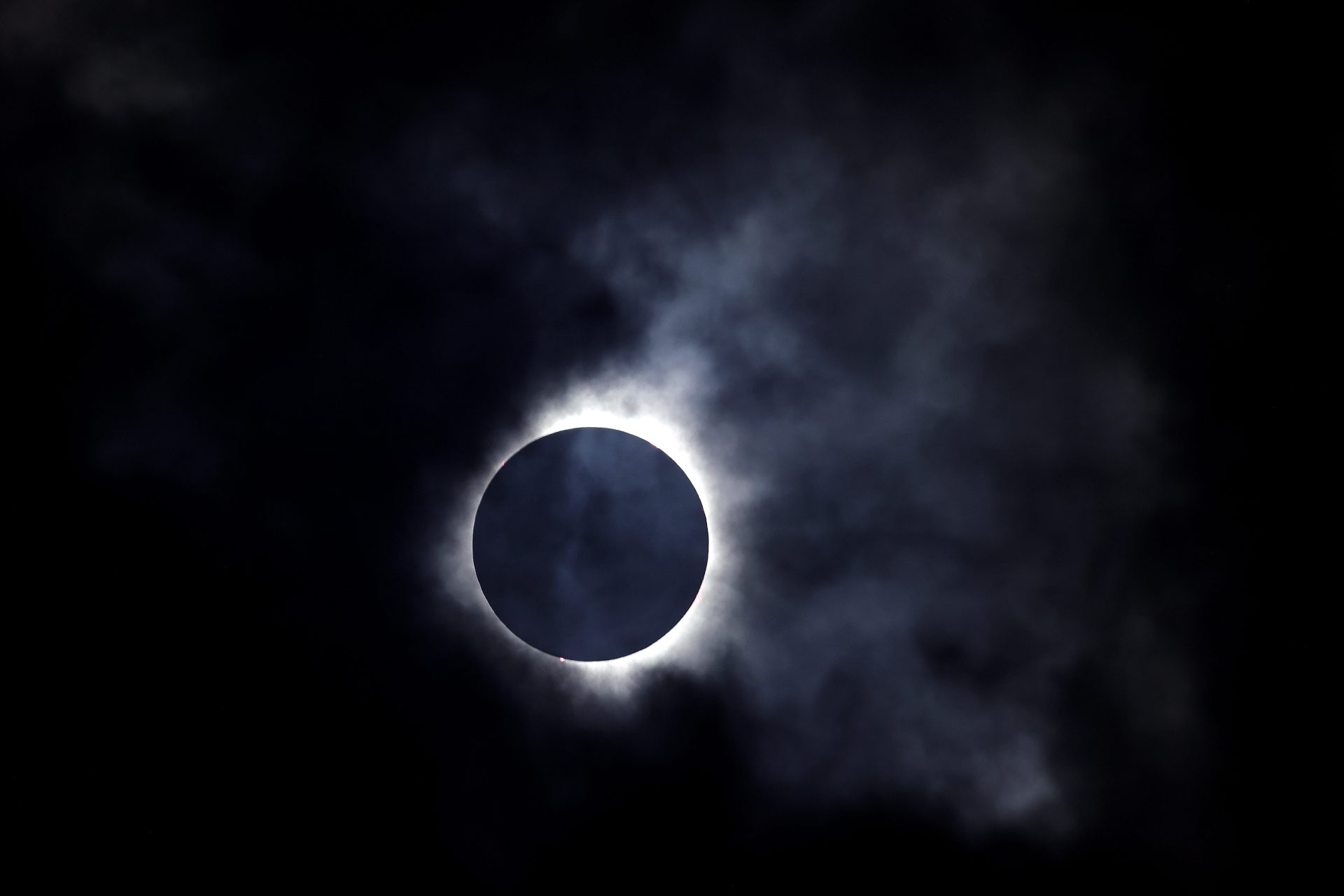 Tussen de wolken door