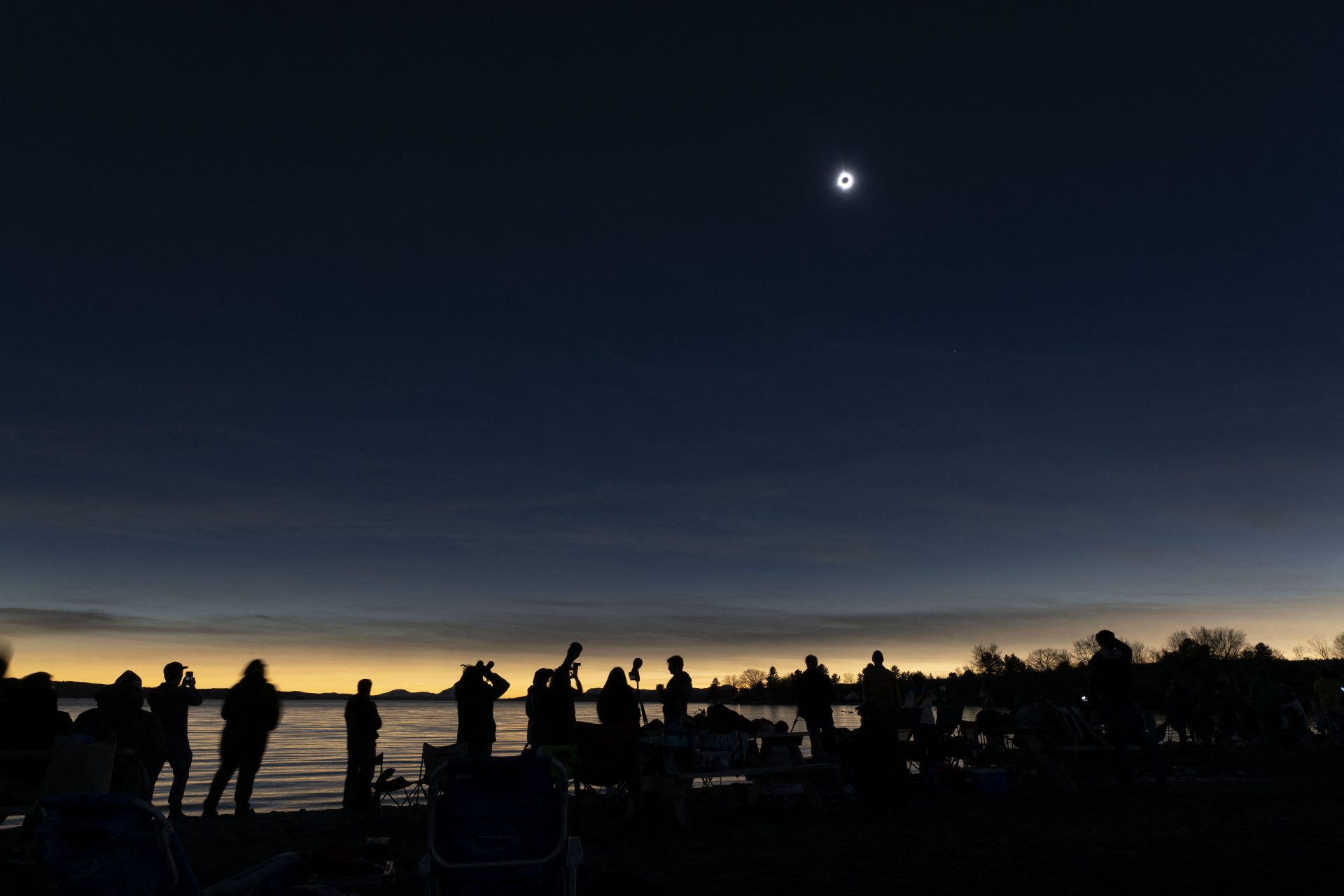 De eclips in Quebec