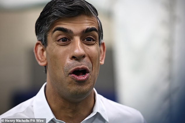 suella braverman warns the tories are 'heading for a defeat' at the general election unless rishi sunak moves to the right - but rules out running to replace him (for now)